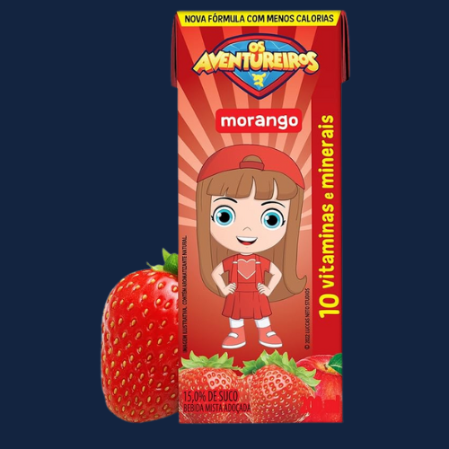 Aventureiros Sabor Morango