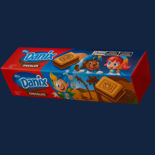 Biscoito Recheado Danix Chocolate